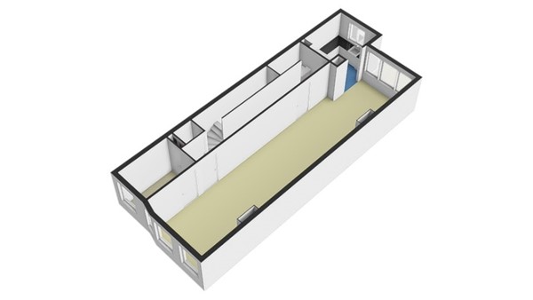 Floorplan - Burgemeester Meineszlaan 27B03, 3022 BA Rotterdam